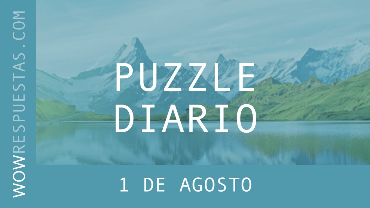 wow juego de palabras puzzle diario