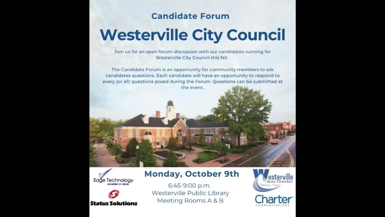 2023 Westerville City Council Candidate Forum YouTube