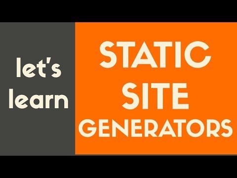 Video: Welke statische sitegenerator?