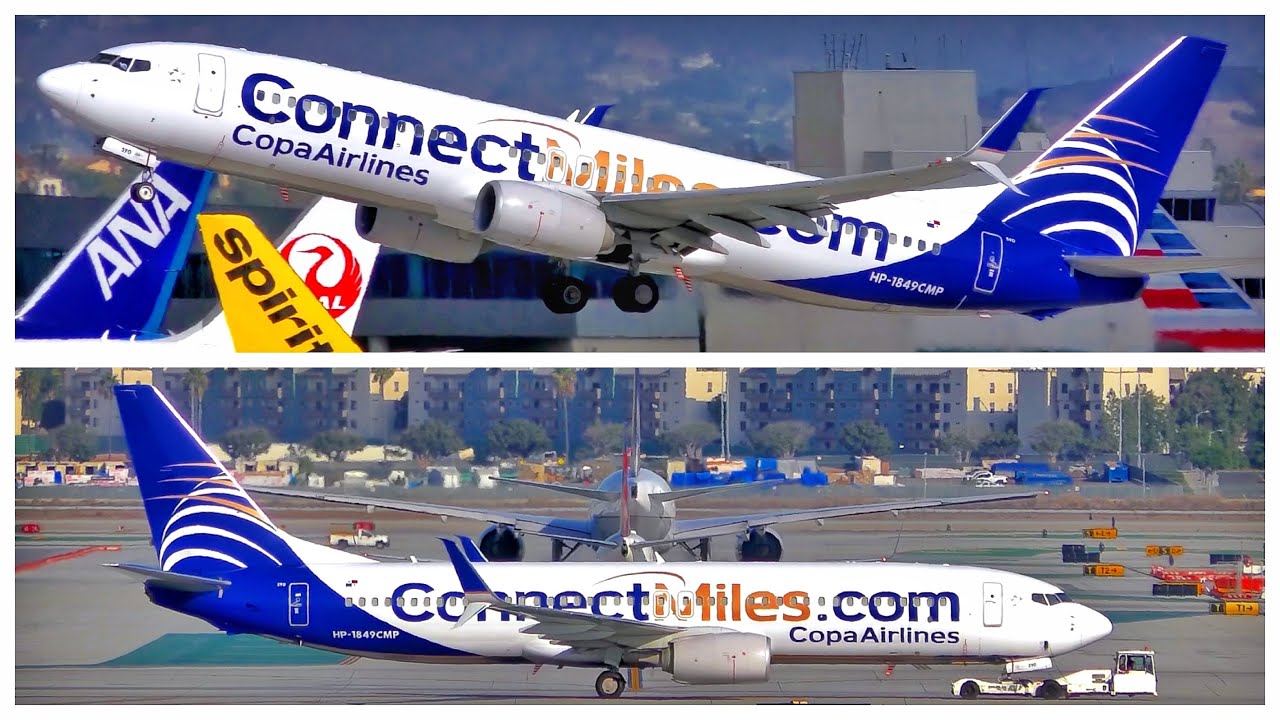 Copa Airlines Boeing 737 Connectmiles Com Livery Departs Lax November 19 4k Atc Included Youtube