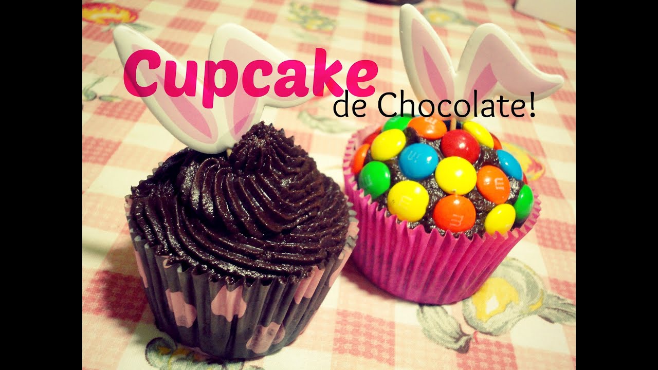 CUPCAKE DE CHOCOLATE - PASSO A PASSO ESPECIALPASCOA