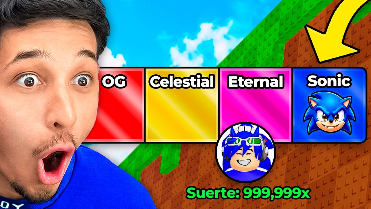 Patea un Lucky Block pero, Desbloqueé la ZONA SONIC?!