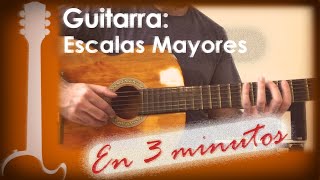 Cómo tocar Escalas Mayores | Guitarra en 3 minutos