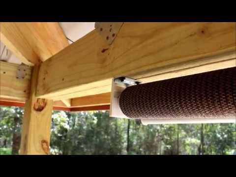 Heat Shade Cloth Roll Up Blind, Diy Shade Screen For Patio