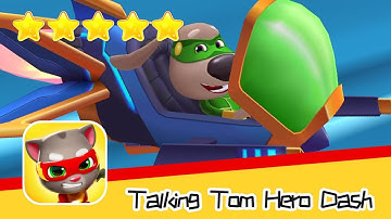 Talking Tom Hero Dash Run Game Day72 Walkthrough Save the world Recommend index five stars