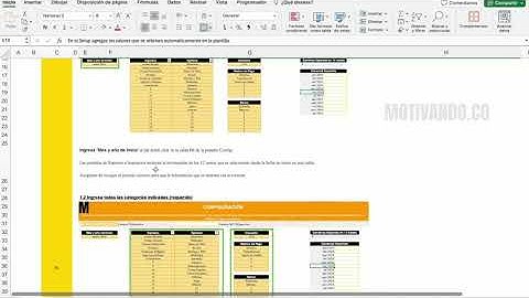 Plantilla Excel Contabilidad Todo en Uno V3 Automatizada 🚀 | Video Tutorial | Motivando.co