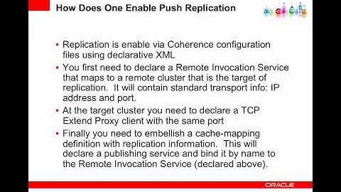 The Coherence Incubator - Push Replication Pattern Overview