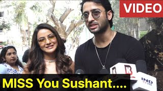 Shaheer Sheikh & Jasmin Bhasin REMEMBERS Sushant Singh Rajput on 2nd Death Anniversary | #ripssr