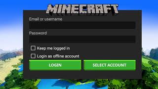 How to login minecraft java edition