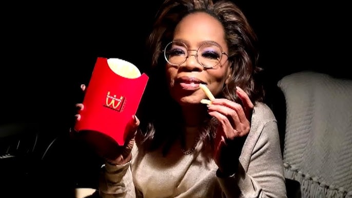 Oprah Celebrates End Of Color Purple Press Run With Fries