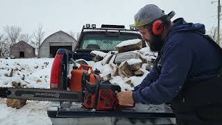 Jonsered 2165, one of the best firewood saws ever made!!
