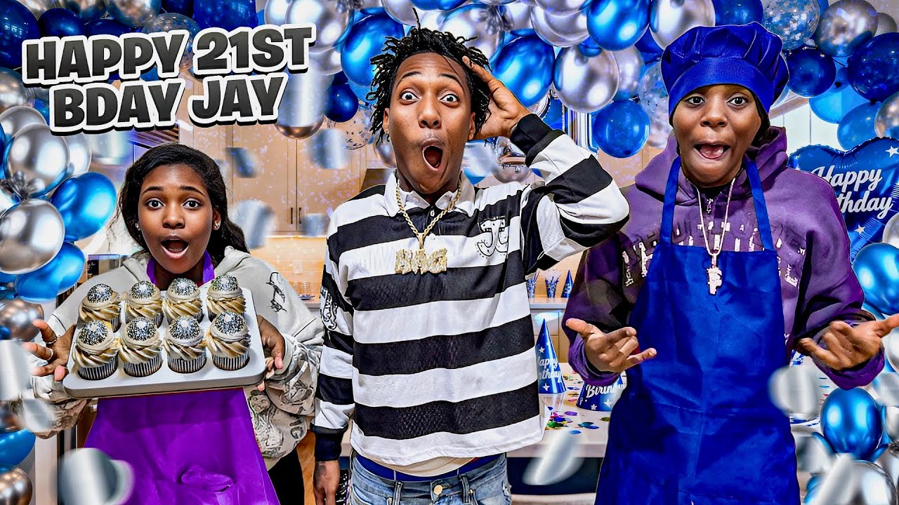 WE MADE CUPCAKES FOR JAY 21ST BDAY