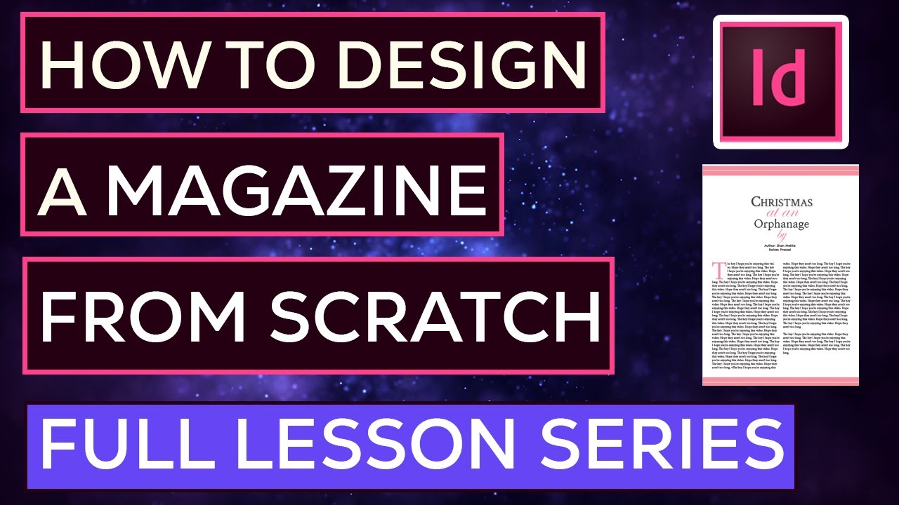 How to make a magazine layout from scratch on InDesign - Lesson 08 ...