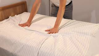 Het bed opmaken met de Wendylett glijlakens