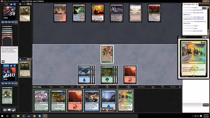 MTGO Commander Gameplay 3: Riku vs Thraximundar