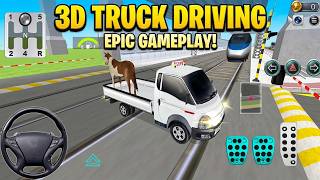 3D Truck Driving Simulator | Transporting Horse vs Bullet Train Epic Gameplay! screenshot 3