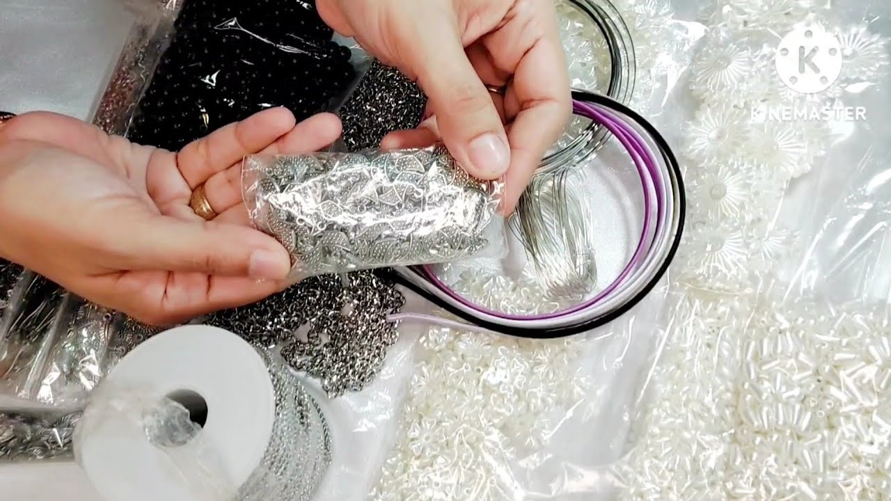 مشترياتى الجديده بالاسعار الجديده لسنة 2023من حارة المزين لخامات الاكسسوارات وأشكال المعادن الجديده