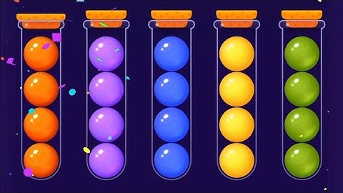 Ball game level 1665- 1691 | Ball Sort puzzle