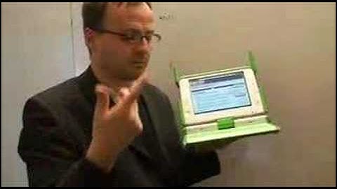 OLPC demo by Hakon Wium Lie