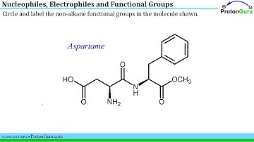 Proton Guru Practice I.4: Nucleophiles, Electrophiles and Functional Groups