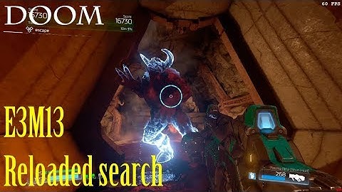Doom SnapMap - E3M13 Reloaded search