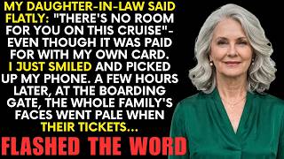 My Daughter-in-Law Said There Was No Room for Me on My Own Cruise So I Made One Call