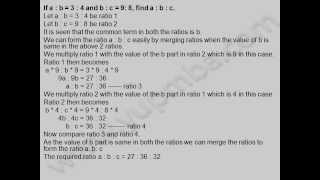 Ratio and Proportion | model 1 | yupmba.com