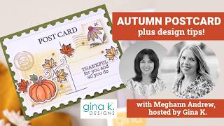 Autumn Postcard - PLUS design tips with special guest Meghann Andrew!