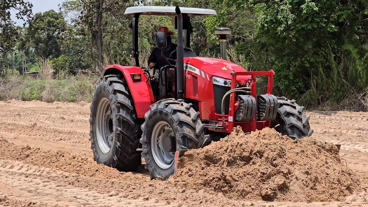 ล้อไม่ฟรีเลย น้ำหนักดีจริงๆ MASSEY FERGUSON 5710 102แรงม้า