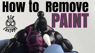 HOW TO: Remove factory paint on Marvel Legends Spider-Man 6