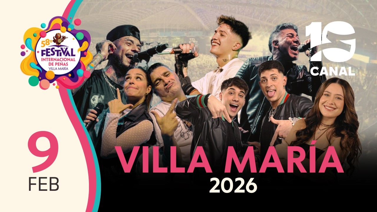 VILLA MARÍA 2026 | LUNES 9: LBC y Euge Quevedo, Ulises, Desakta2, La Pepa Brizuela