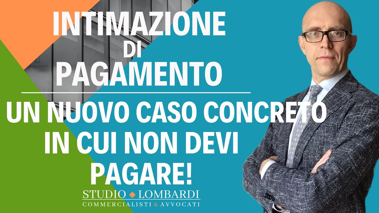 Intimazione di pagamento Un nuovo caso concreto in cui non devi pagare! YouTube Intimazione di pagamento Un nuovo caso concreto in cui non devi pagare! YouTube