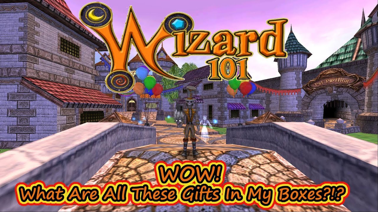 Wizard101 WOW! Whats All This Stuff in My Gift Boxes? YouTube