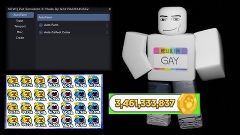 Roblox Pet Simulator X OP Script/Hack GUI Auto Farm (pastebin)