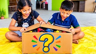 Kids Open Mystery Box | What’s Inside the Mystery Box 🚜🐄 | Fun Toy Surprise | Puju toys |