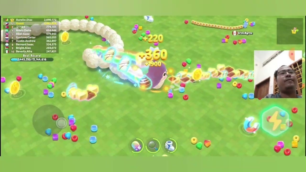 World Record || Sweet Crossing: Snake.io First Look and Gameplay || Android