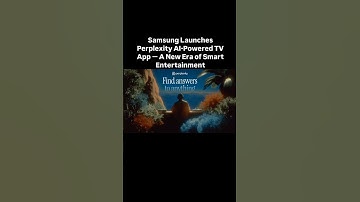 Samsung Launches Perplexity AI-Powered TV App — A New Era of Smart Entertainment Read More -