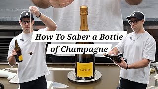 How To Series: How to Saber a Bottle of Champagne! 