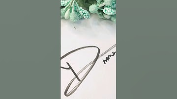 D name signature calligraphy#trending #calligraphy#ytshort#viral #share #shortfeed#shorts#viralshort
