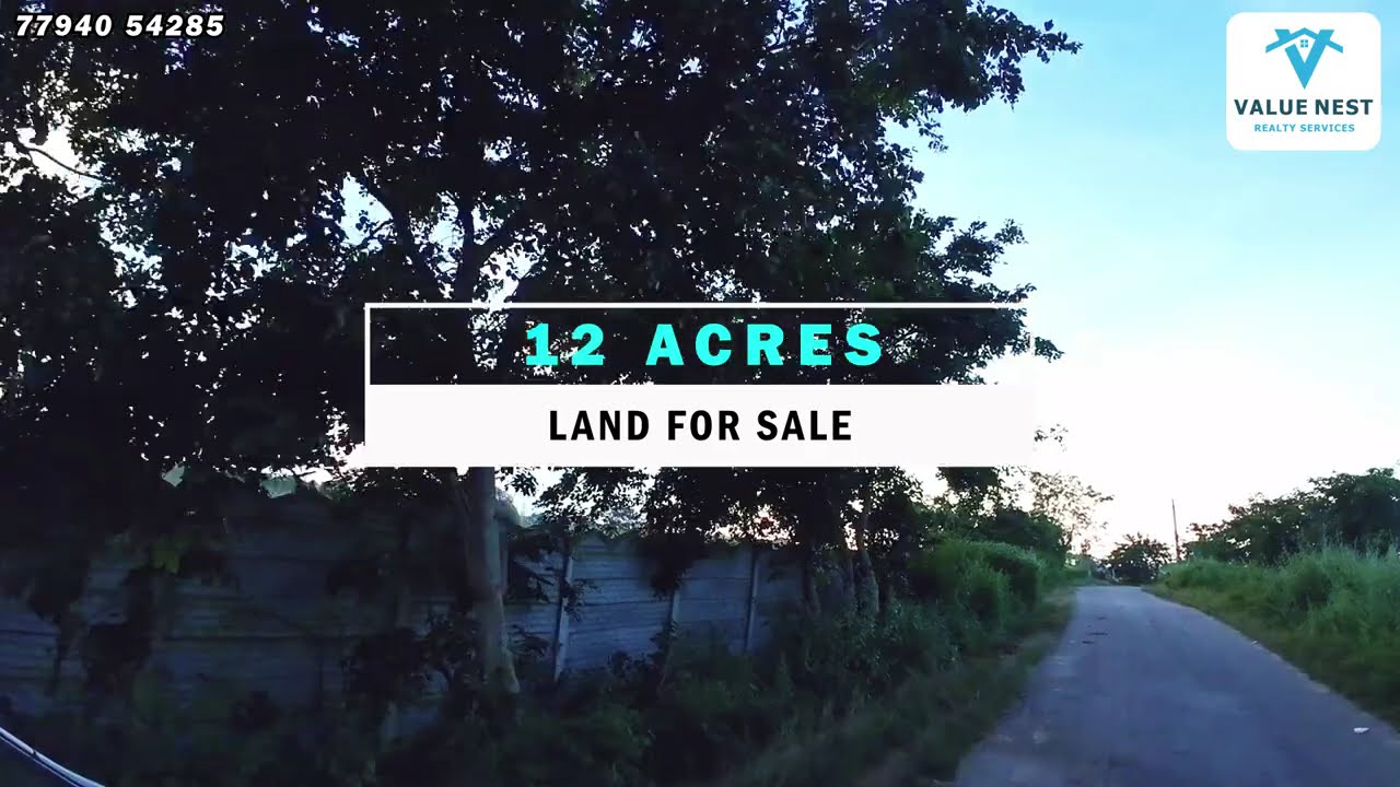 12 Acres Land for Sale Manneguda, Srisailam Highway 3 Side Roads Conservation Zone 2.20 Cr per Acre