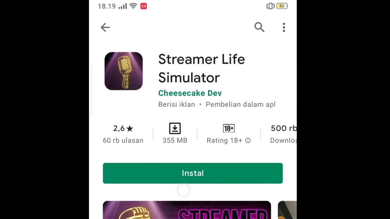 Setuju gk main Streamer Life Simulator, komen ya