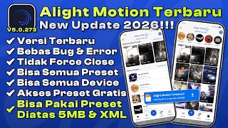 Latest Alight Motion 2026 | Supports 5MB  Presets   Free Exclusive Presets!