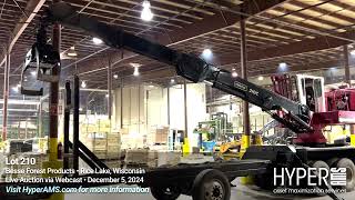 Prentice D210C log loader, 4618hr, s/n 210P24305 - Besse Forest Products - Rice Lake, WI - 12/05/24