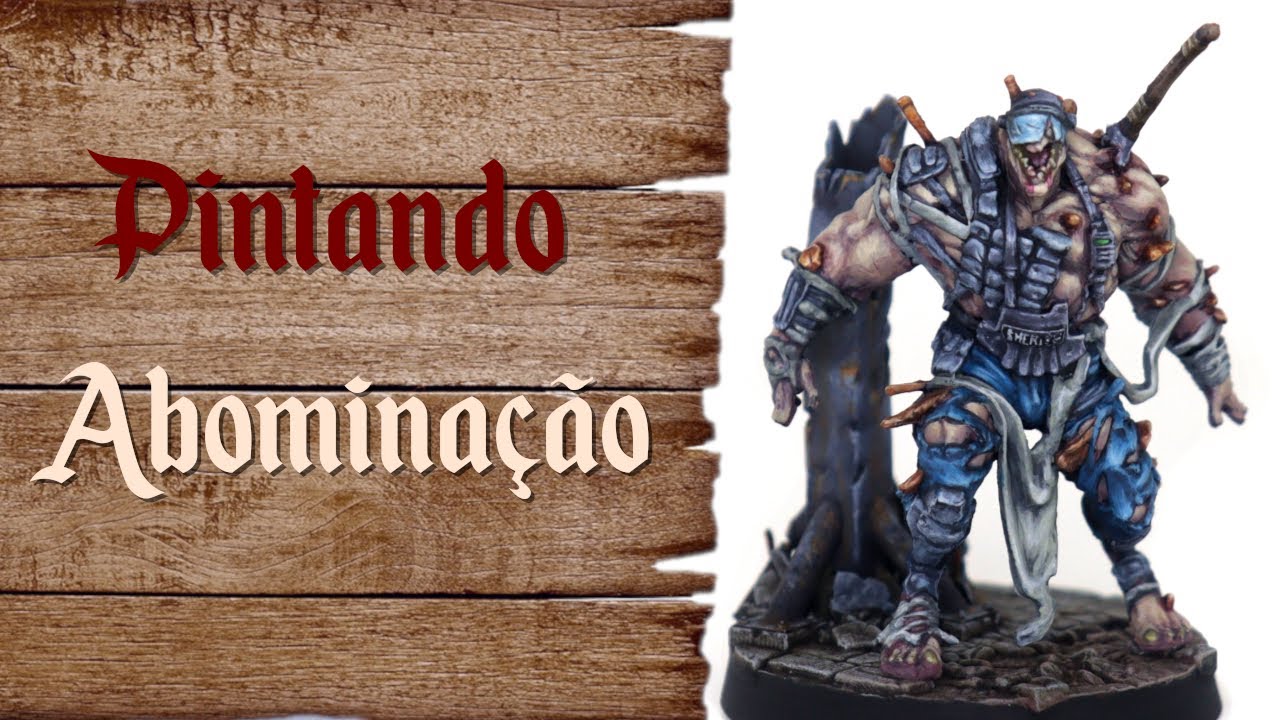 Pintura de zumbi Abominação - Zombicide  2º Edição
