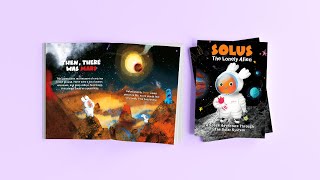 Solus The Lonely Alien: A Space Adventure Through The Solar System. (Educational Bedtime Story)