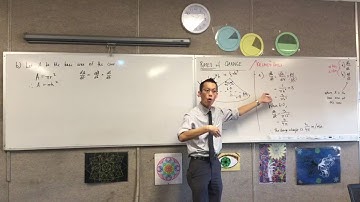 Rates of Change (3 of 3: Using Chain Rule to solve for the rate of change in area)