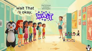 How to Line Up at School Song 🎵 | Classroom Rules for Kids | Pengipal