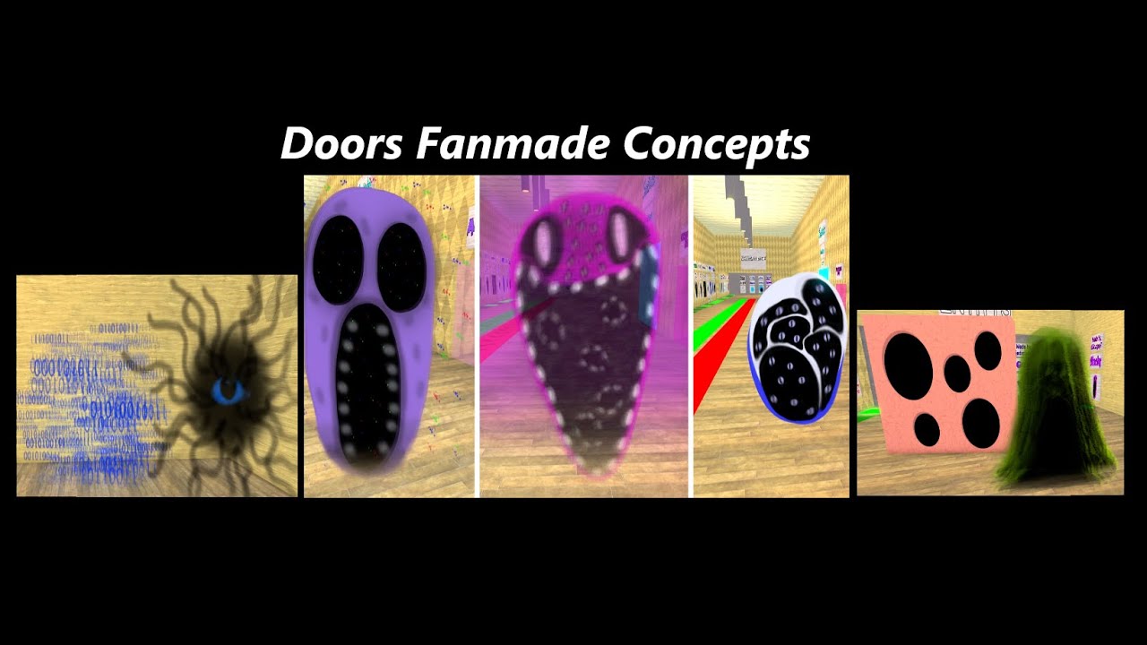 Roblox"Doors Fanmade Concepts" 3 BADGES AGONY 0058 / PURE JOY 0308
