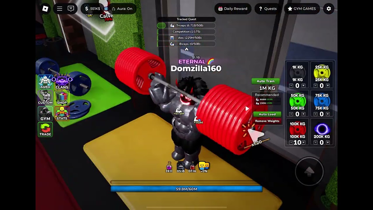 Playing gym league (sorry if it was not good )