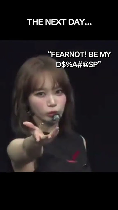 LE SSERAFIM chaewon's *funny* mistake in her concert #le_sserafim #chaewon #funny